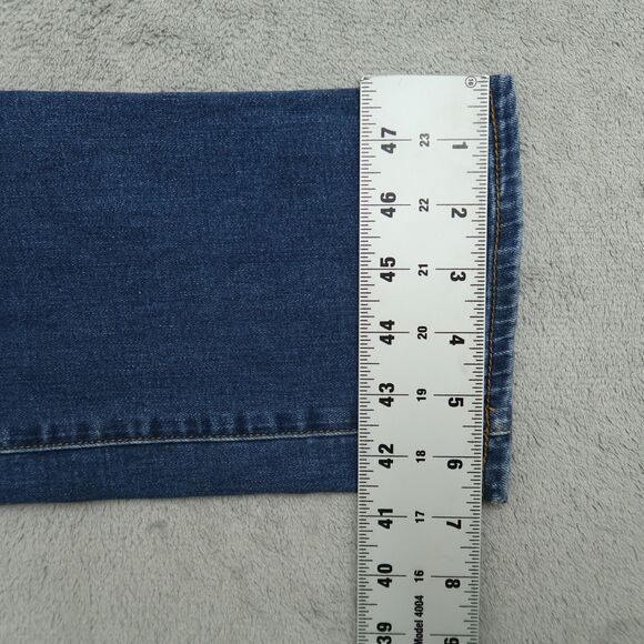 Lucky Brand Jeans Women's 10R Blue Mid-Rise Brooke Straight Denim 32" Inseam - Picture 5 of 15